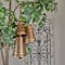 Bronze Metal Bohemian Decorative Cow Bell, Set of 3" 13", 11", 8"